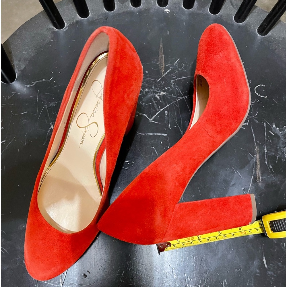‼️ Jessica Simpson ‼️ Red Suede !